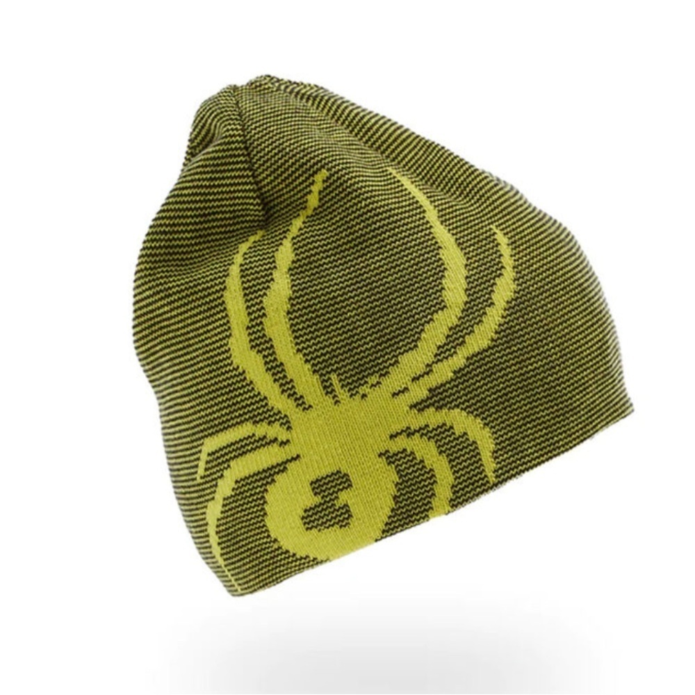 Spyder Kids XS/S Reversible Bug Beanie Youth Hat Lime Green NWT XS Small - Picture 6 of 7